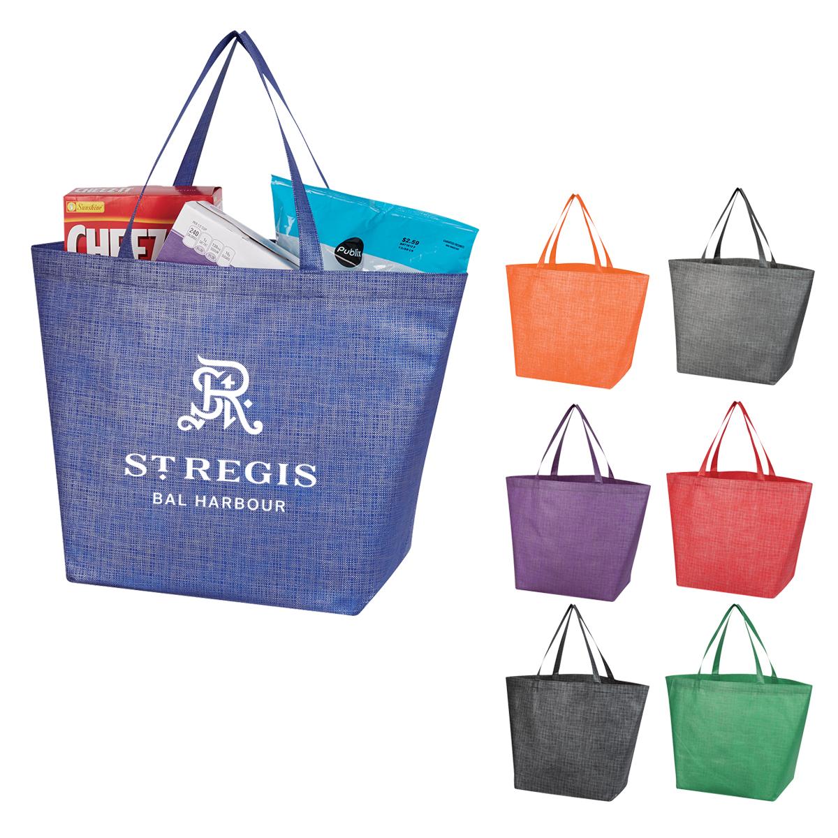 PR22913-Crosshatch-Non-Woven-Tote-Bag.jpg PR22913 Crosshatch Non Woven Tote Bag