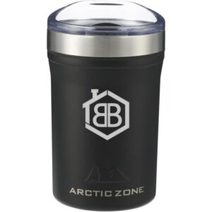 Custom Promotional Products 3 PR23027 1 Black BK DECORATED Arctic Zone Titan Thermal HP 2 in 1 Cooler 12oz