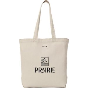 Custom Promotional Products 12 PR23109 1 Natural NT DECORATED FEED Organic Cotton Shopper Tote