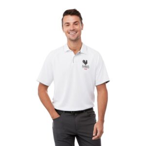 Custom Promotional Products 2 PR23187 1 White DECORATED Mens REMUS SS Polo