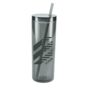 Custom Promotional Products 8 PR23297 1 Black BK DECORATED Chroma Recycled Acrylic Straw Tumbler 16oz