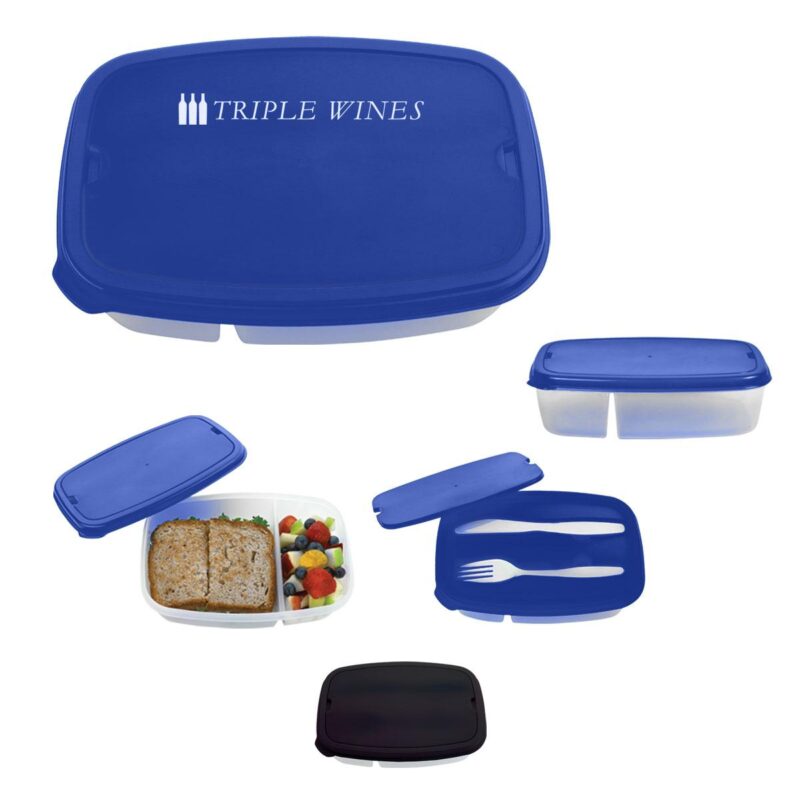 PR23305 2 Section Lunch Container