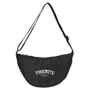 Custom Promotional Products 4 PR23581 1 Black BK DECORATED Recycled Curve Crossbody