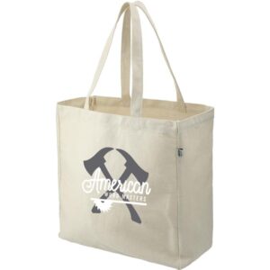 Custom Promotional Products 17 PR23747 1 Natural NT DECORATED Hemp Cotton 11oz Carry All Tote