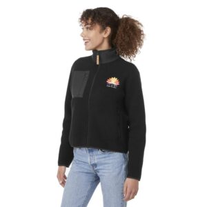 Custom Promotional Products 21 PR23851 1 ten Meteorite Black 896 DECORATED tentree EcoLoft Zip Jacket Womens