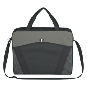 Custom Promotional Products 2 PR23865 1 BLACK DECORATED Casual Friday Messenger Brief