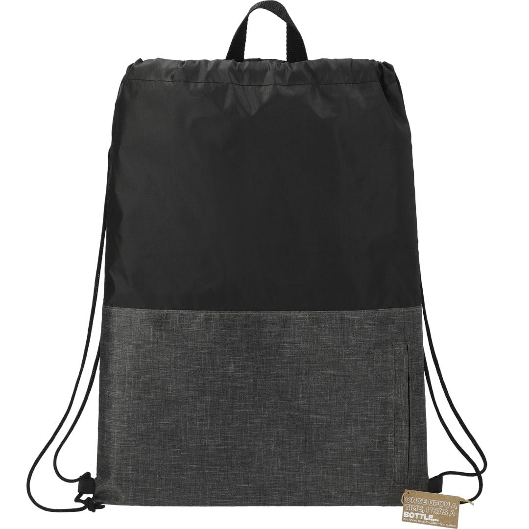 PR23939-Ash-Zippered-Recycled-Drawstring-Bag.jpg PR23939 Ash Zippered Recycled Drawstring Bag