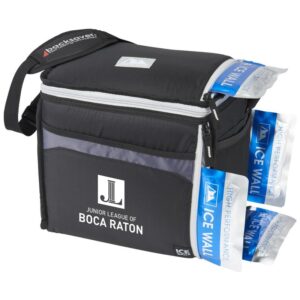 PR24053 1 Black Grey DECORATED Arctic Zone 24 Can Ice Wall Cooler
