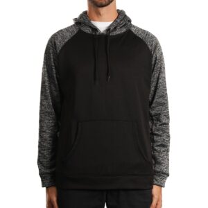 Custom Promotional Products 6 PR24293 1 Black Charcoal DECORATED Burnside Mens Go Anywhere Performance Fleece Pullover