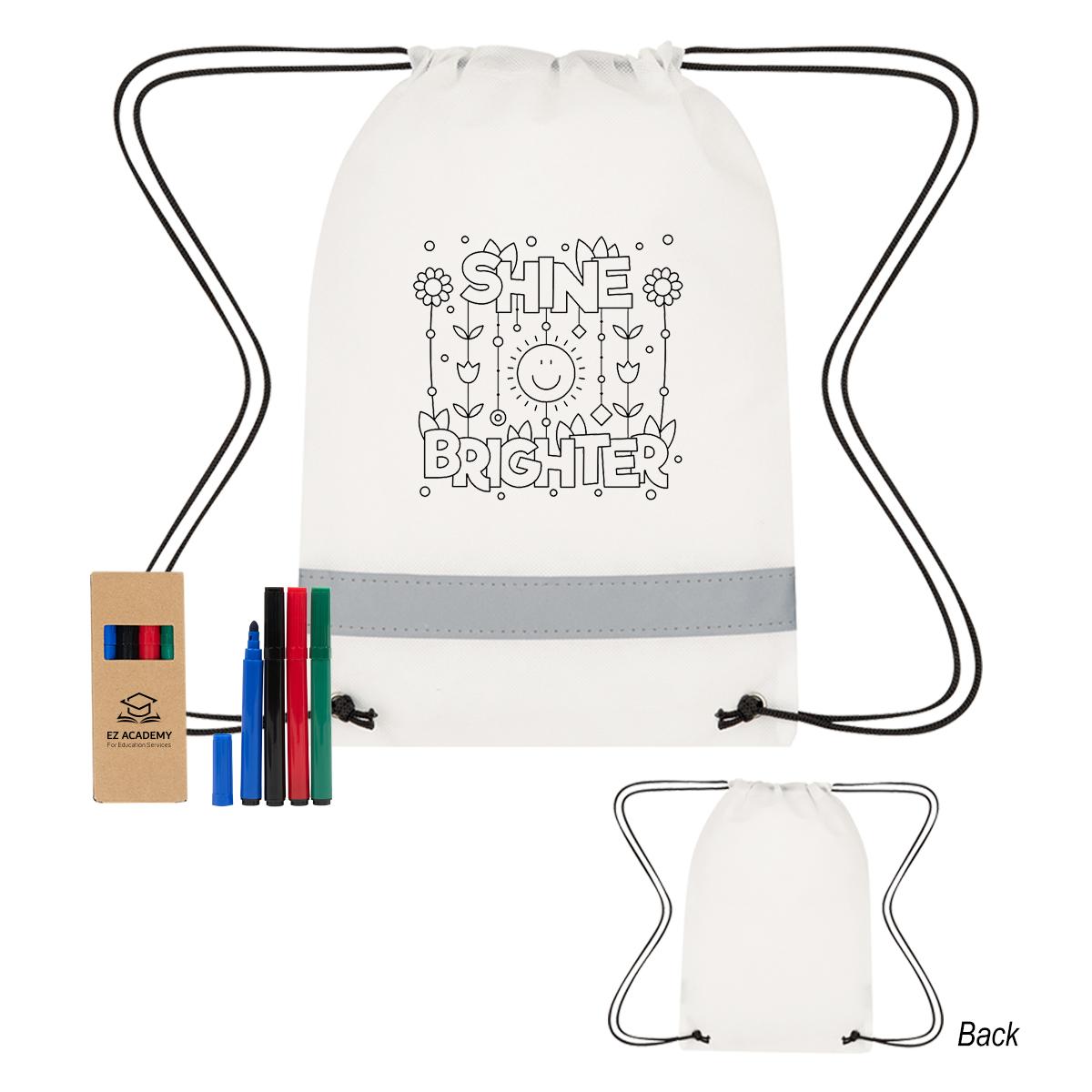 PR24611-Lil-Bit-Reflective-Non-Woven-Coloring-Drawstring-Bag-With-4-Piece-Washable-Marker-Set.jpg PR24611 Lil Bit Reflective Non Woven Coloring Drawstring Bag With 4 Piece Washable Marker Set