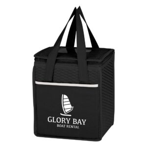 PR24809 Non Woven Wave Design Kooler Lunch Bag
