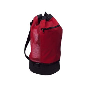 PR24867 1 RED DECORATED Beach Bag With Kooler Compartment