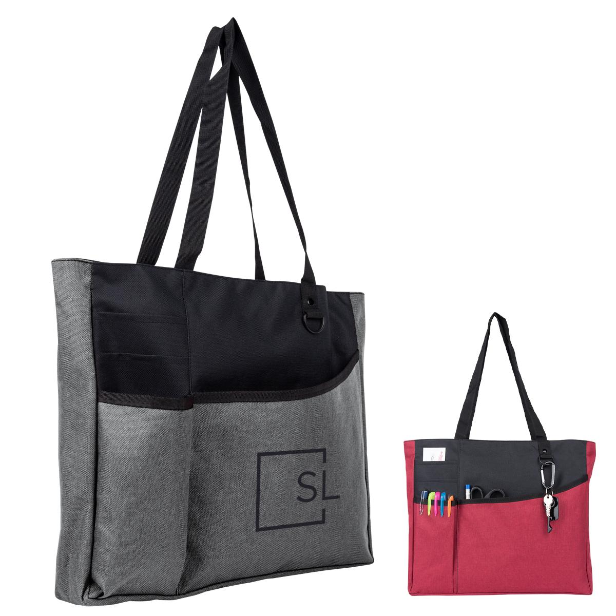 PR24895-Delegate-Heathered-Tote-Bag.jpg PR24895 Delegate Heathered Tote Bag
