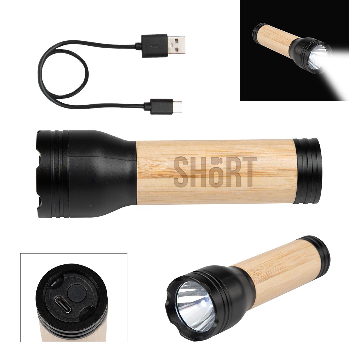 PR24925-Bamboo-Rechargeable-LED-Flashlight.jpg PR24925 Bamboo Rechargeable LED Flashlight