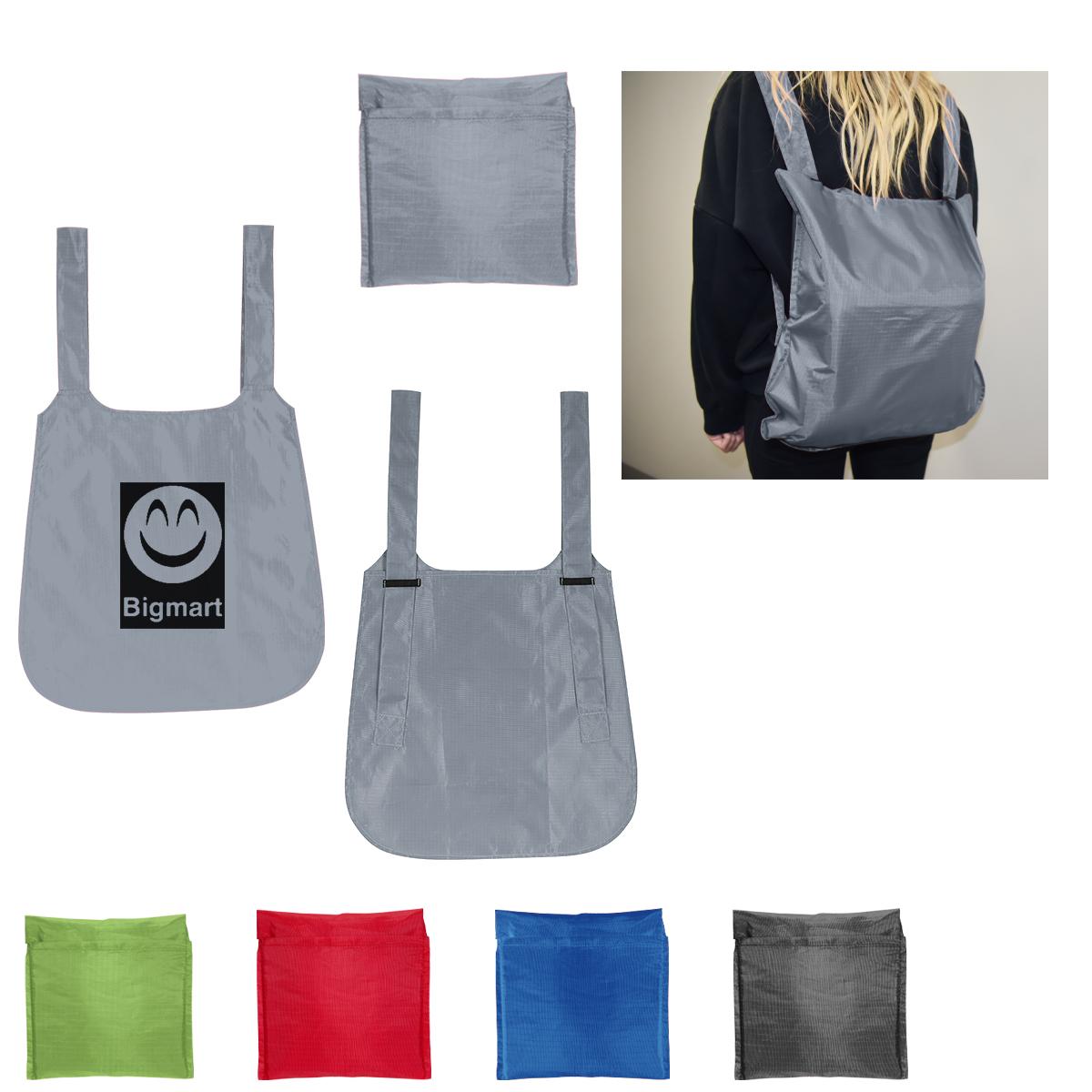 PR25443-Convertible-Ripstop-Tote-Bag-Backcpack.jpg PR25443 Convertible Ripstop Tote Bag Backcpack