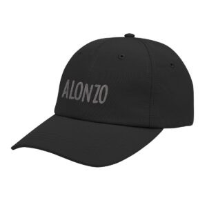 PR25557 1 BLACK DECORATED Rookie Recycled Performance Cap