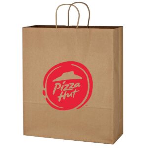 PR25705 Kraft Paper Brown Shopping Bag 16 x 19