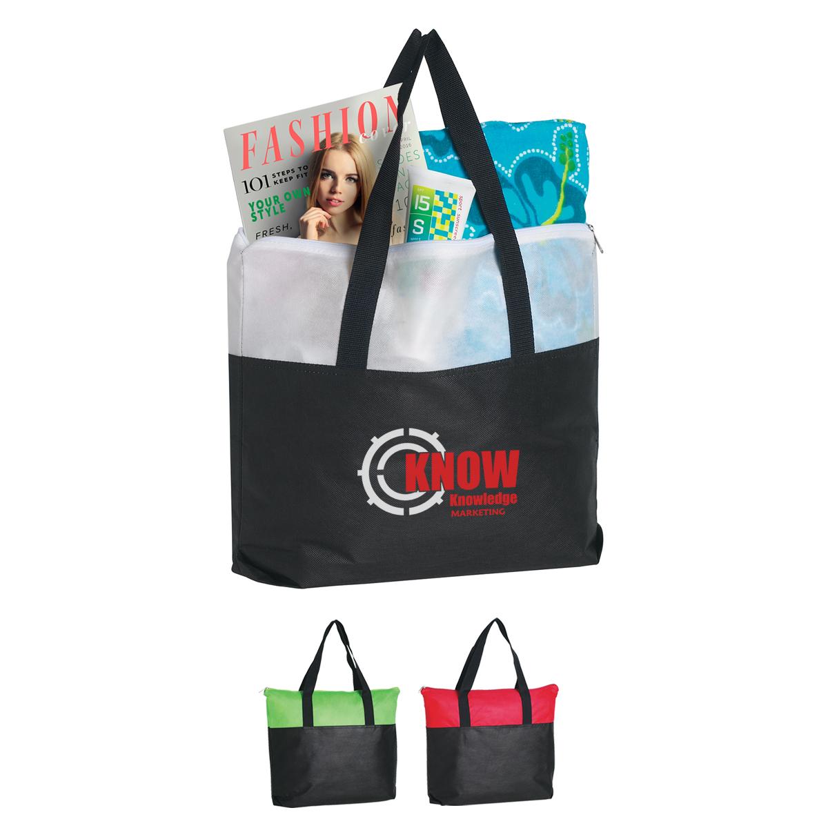PR25747-Non-Woven-Zippered-Tote-Bag.jpg PR25747 Non Woven Zippered Tote Bag