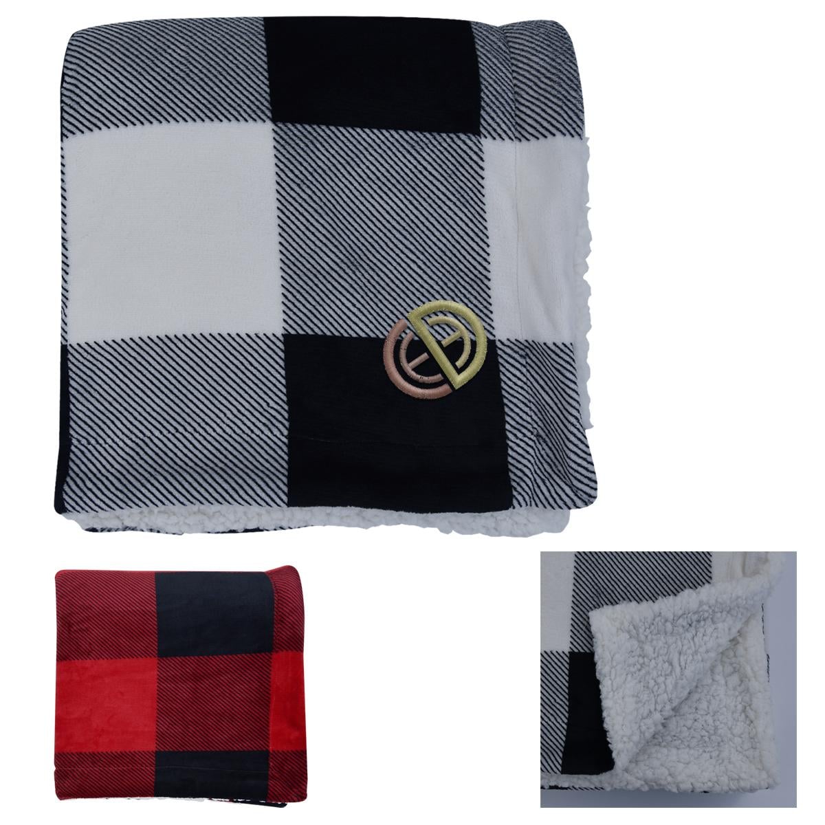 PR25823-Buffalo-Plaid-Sherpa-Blanket.jpg PR25823 Buffalo Plaid Sherpa Blanket