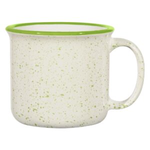 Custom Promotional Products 7 PR26031 1 WHITE WITH LIME DECORATED 15 Oz. Blaze Campfire Mug