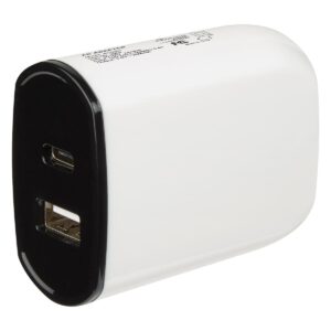 Custom Promotional Products 14 PR26603 1 BLACK DECORATED UL Listed 2 In 1 USB Type C Wall Adapter