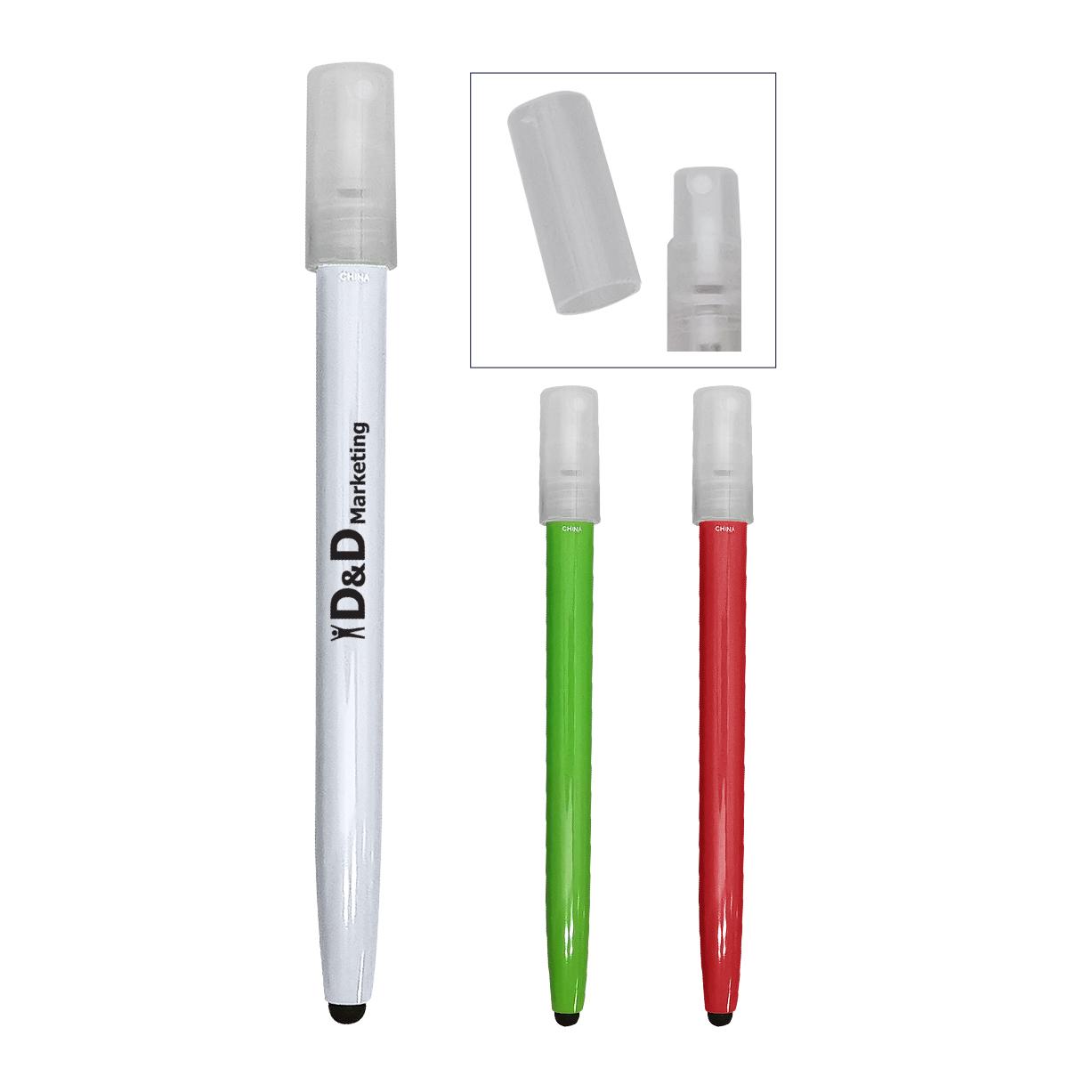 PR26899-.85-Oz.-Hand-Sanitizer-Spray-Bottle-With-Stylus.jpg PR26899 .85 Oz. Hand Sanitizer Spray Bottle With Stylus