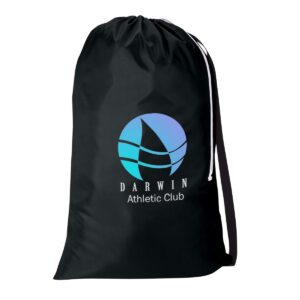 PR26903 1 BLACK DECORATED Drawstring Utility Bag 1