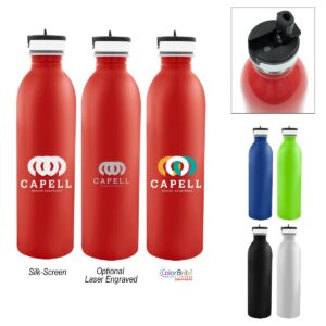 PR27659 24 Oz. Stainless Steel Newcastle Bottle