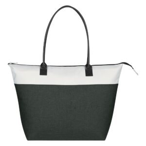 Custom Promotional Products 17 PR27703 1 BLACK WITH WHITE DECORATED Regatta Tote Bag