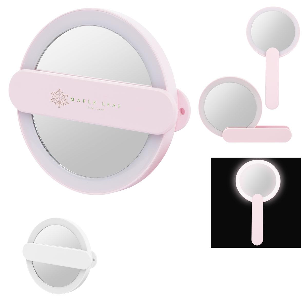 PR27721-LED-Mirror-With-Swivel-Handle.jpg PR27721 LED Mirror With Swivel Handle