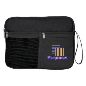 Custom Promotional Products 2 PR27743 1 BLACK DECORATED Multi Purpose Personal Carrying Bag