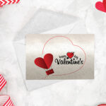 Flat Pearl Metallic Greeting Cards | Standard Pearl Metallic (14pt Pearl Metallic) Paper Stock Printed Front Side Valentines Special Cards | PrintMagic