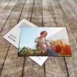 Silk Postcard Wedding Invite Family Special Occasions Events | Printmagic