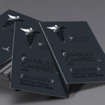 Spot UV Business Cards | Spot UV Business Cards Vertical Health Care | PrintMagic