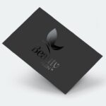 Order Spot UV Business Cards, Standard Black UV Coating Business Cards