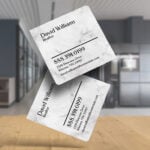 Rounded Corner Business Cards | Square Two Rounded Business Card Real Estate | PrintMagic