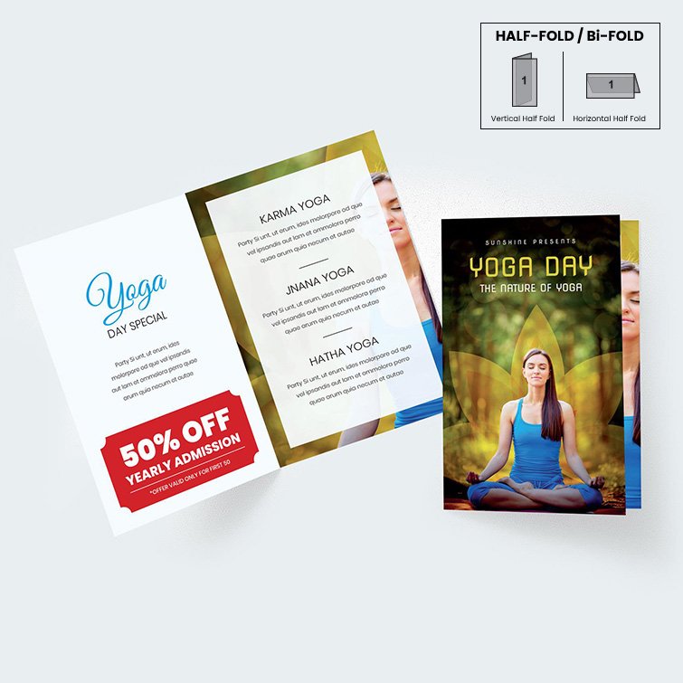 Print Standard Folded Greeting Cards, Folded Greeting Card Printing