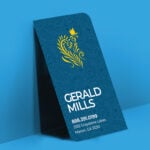 Rounded Corner Business Cards | Two Rounded Business Card Vertical Stylish Designer Cards | PrintMagic