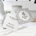 Ultra Thick Business Cards Square32PT Stock Black Edge Center Core Professional Luxury Impressive Affordable Designs Cards | Printmagic