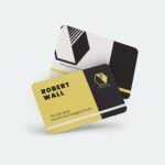 Velvet Soft Touch Business Cards | Velvet Soft Touch Business Card Horizontal Rectangle Rounded Corners Real Estate | PrintMagic