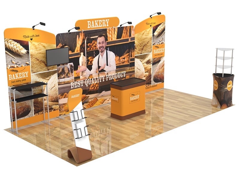 Trade Show Booth Setup H 10x20 | PrintMagic