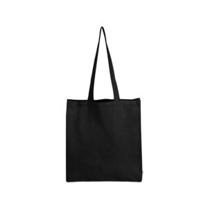 Custom Promotional Products 14 PR29344 1 BLACK DECORATED Jones Recycled Cotton Canvas Tote Bag 1