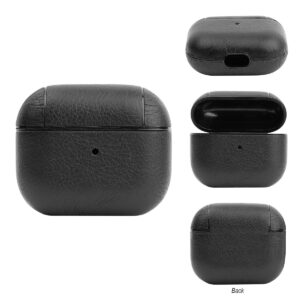 PR30118 1 BLACK DECORATED Leatherette Earbuds Charging Case 1