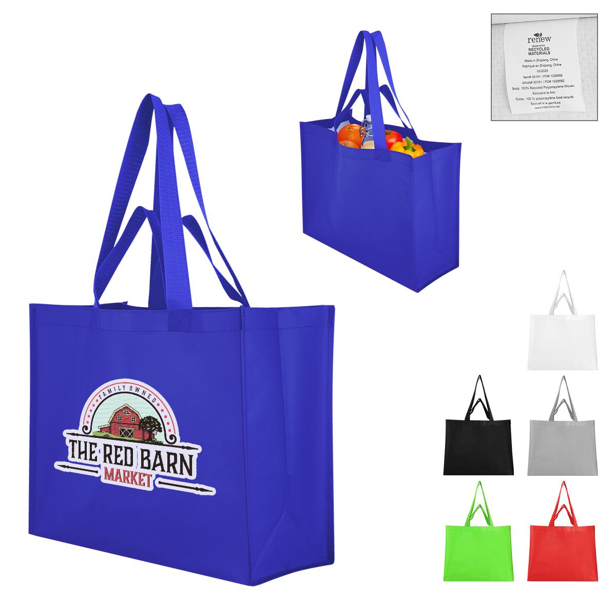 PR30660-Matte-Laminated-Recycled-Non-Woven-Dual-Handle-Shopper-Tote-Bag.jpg PR30660 Matte Laminated Recycled Non Woven Dual Handle Shopper Tote Bag