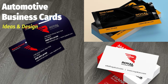 Automotive business card ideas and design