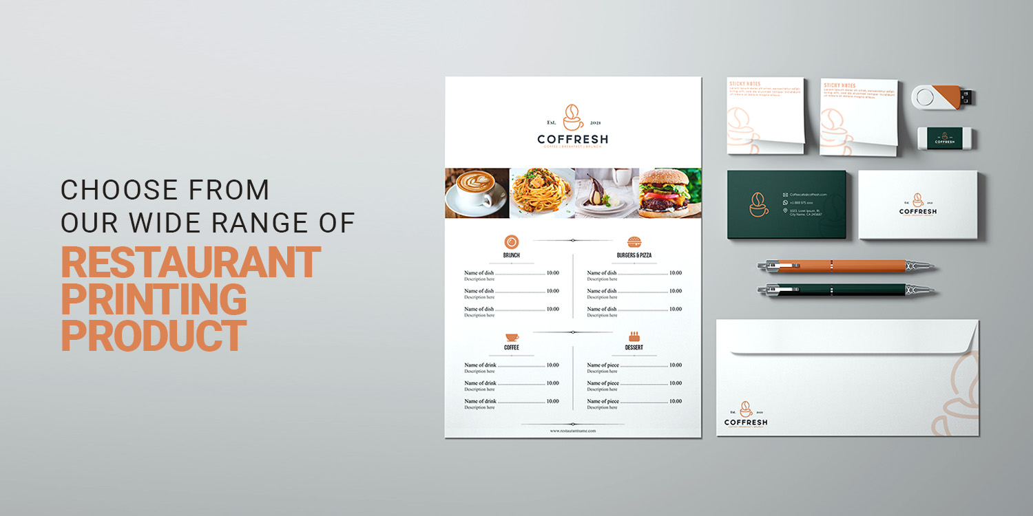 Why choose the right menu card printing and designs for restaurants for marketing your business? 1 Custom Restaurant printing products