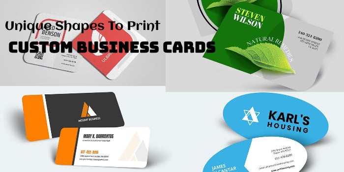 Unique Shapes To Print Custom Business Cards For Your Company 1 Unique Shapes To Print Custom Business Cards
