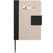 PrintMagic Home Page 5 PR29248 5.5 x 8.5 FSC Recycled Canvas Bound Notebook