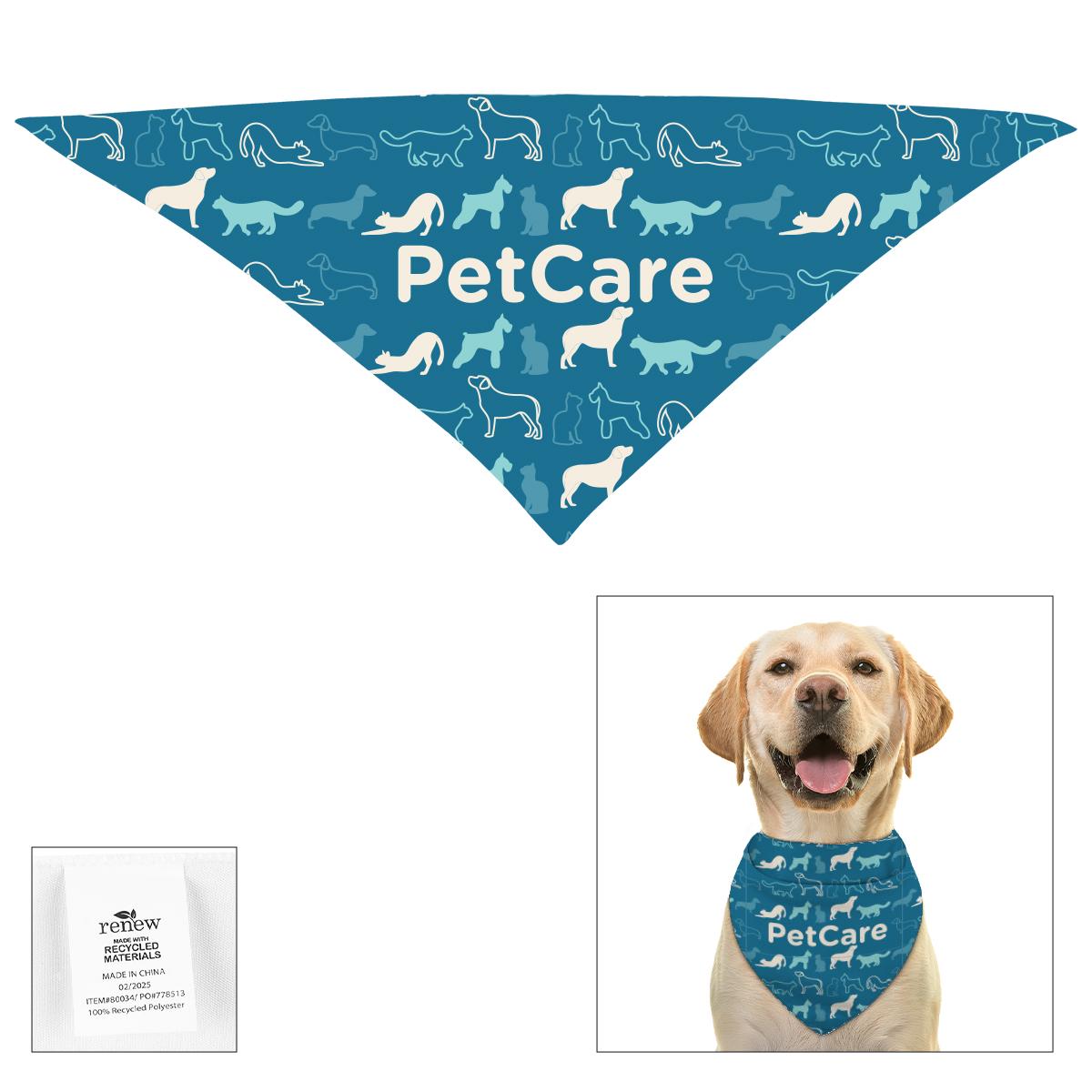 PR30666-Full-Color-Large-Triangle-rPET-Pet-Bandana.jpg PR30666 Full Color Large Triangle rPET Pet Bandana