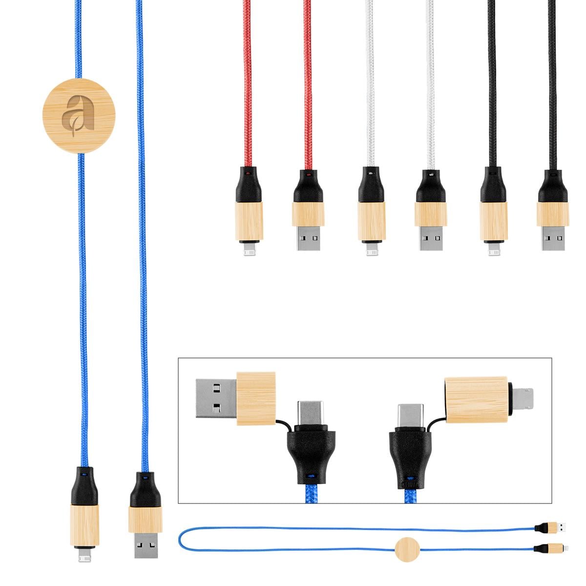 PR30844-3-60W-Bamboo-rPET-Fast-Charging-Cable.jpg PR30844 3 60W Bamboo rPET Fast Charging Cable